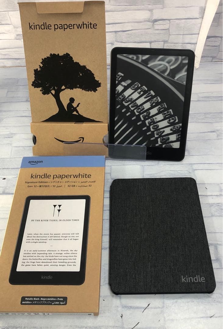 k1177　kindlePaperwhite第12世代32GB広告なし　ケース付