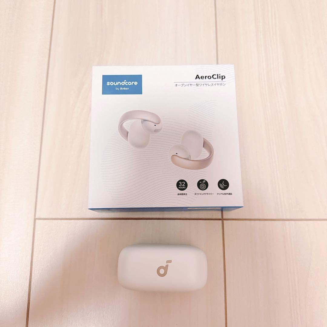 新品未使用soundcore AeroClip ワイヤレスイヤホン