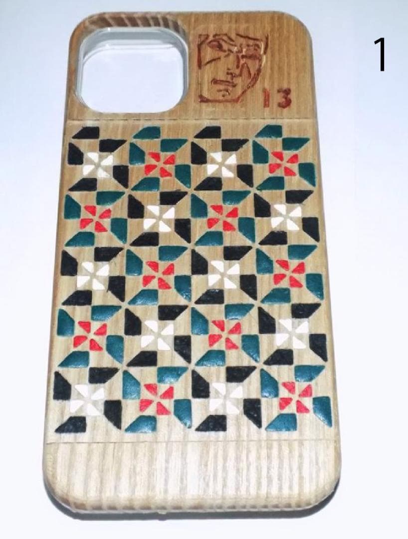 iphone13 　木製スマホケース