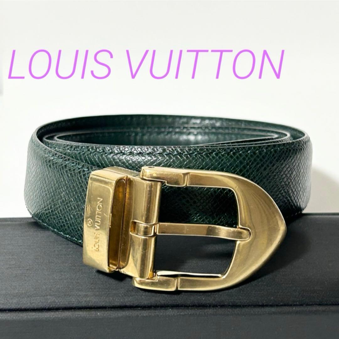 LOUIS VUITTON ルイヴィトン ベルト M6845 タイガ メンズ
