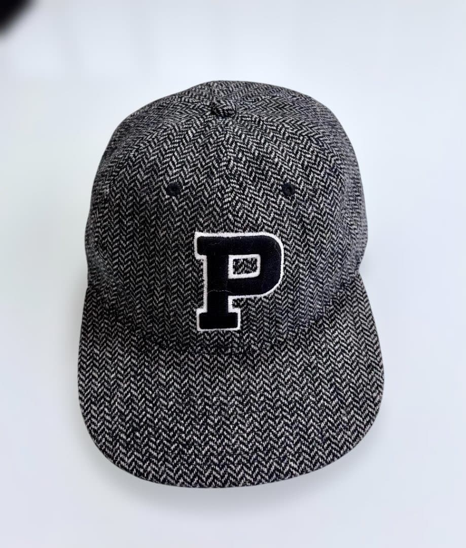 ラルフローレン　ポロ　ウールブレンドヘリンボーンボールキャップ　ワンサイズ未使用