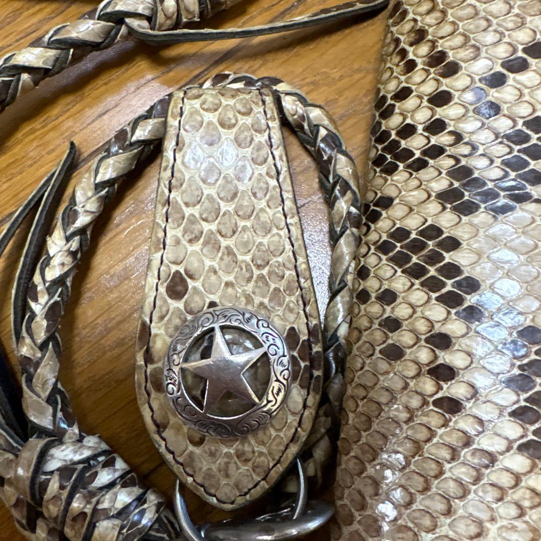 アルズニ　長財布ダイヤモンドパイソン3点セット‼️超美品‼️