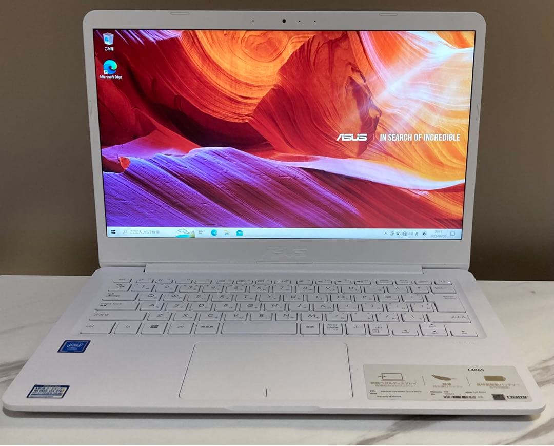その他ノートPC本体 ASUS L406S celeron N3060 4GB 64GB SSD