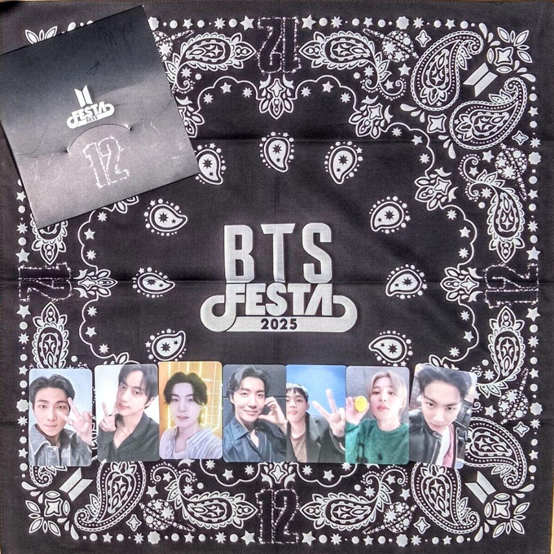 トレカ BTS FESTA2025 ARMY ZONE限定 トレカ バンダナ