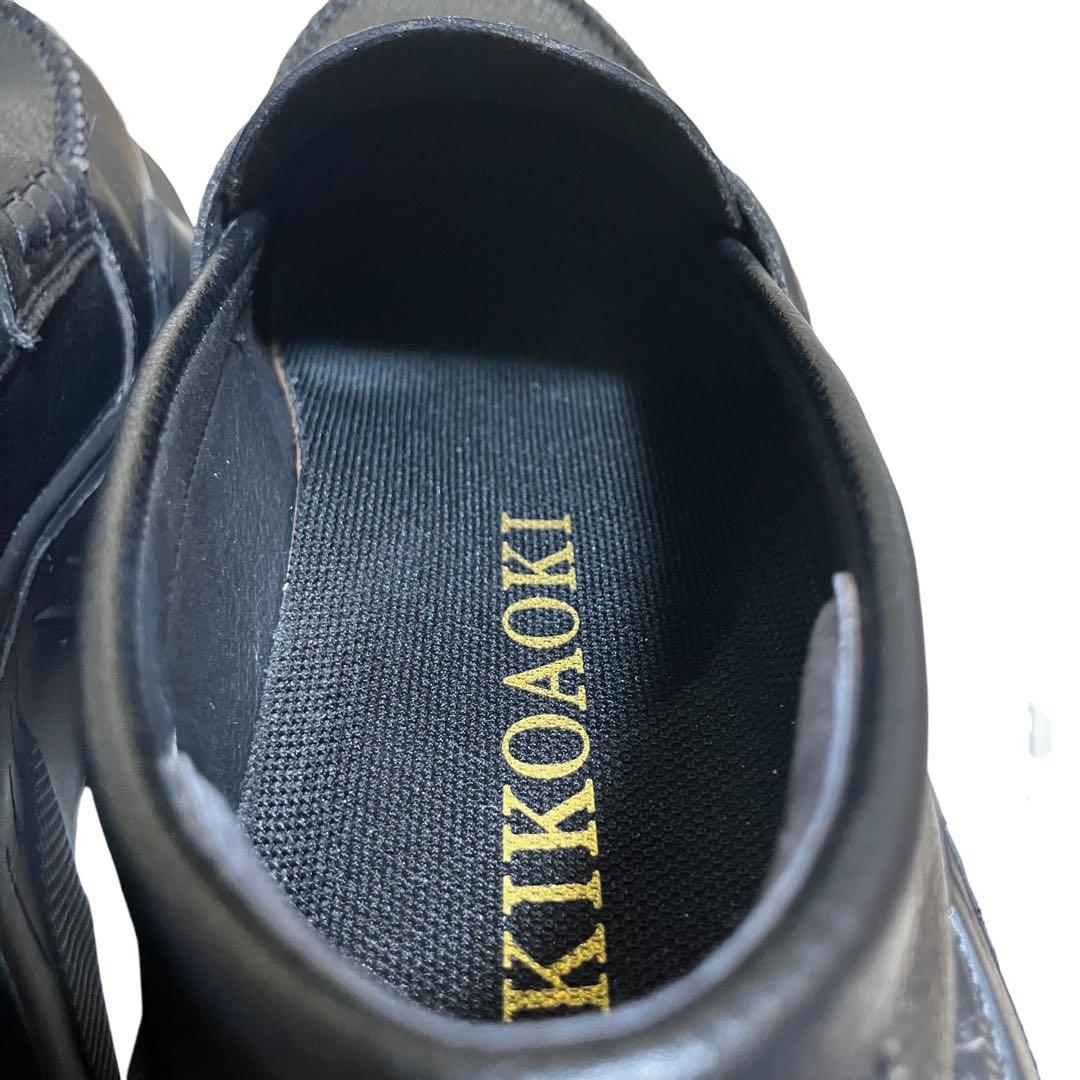 アキコアオキ Gravity 厚底 ローファー レザー 黒 23cm Y2K