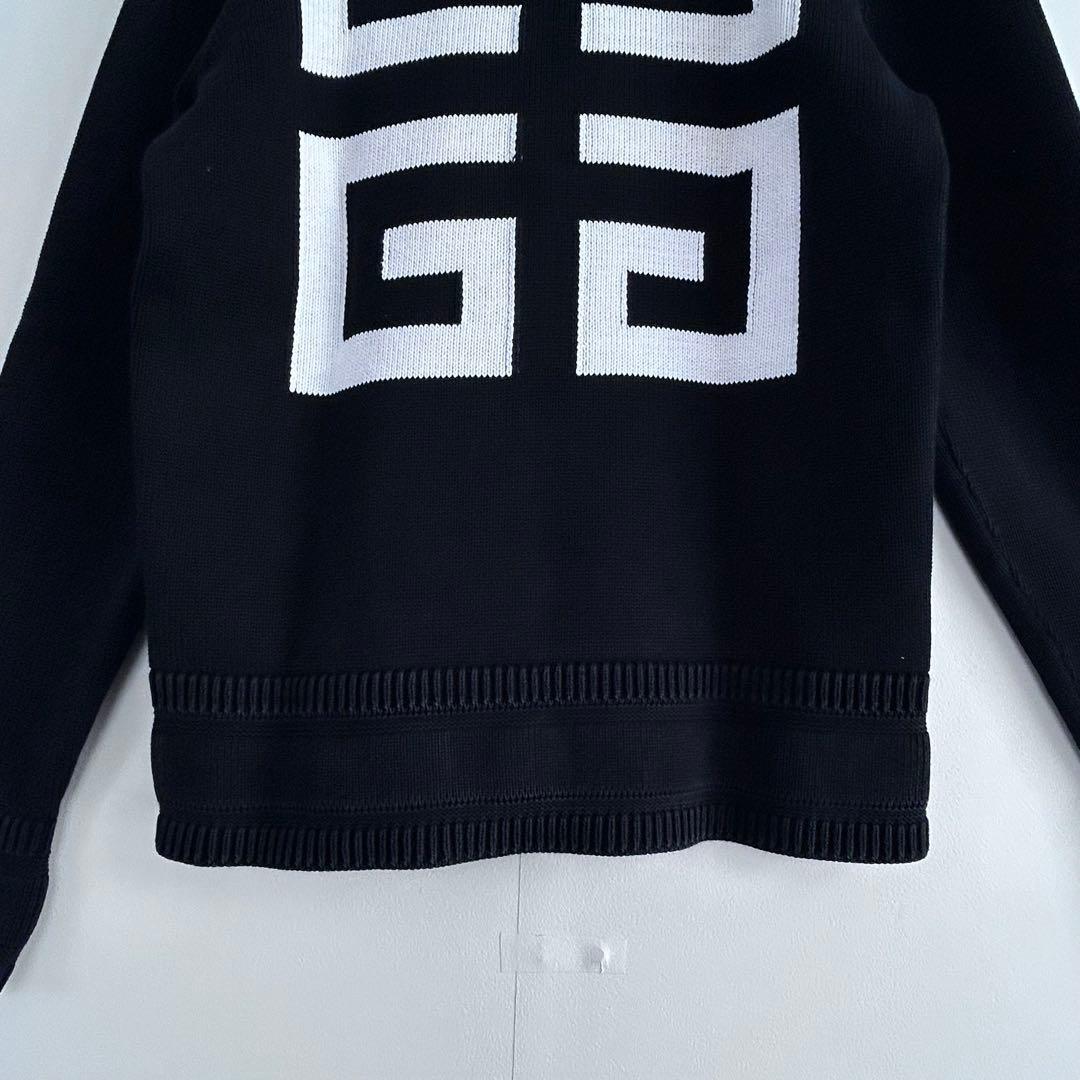 人気デザイン☆Givenchyジバンシィ 4Gロゴニットセーター黒M