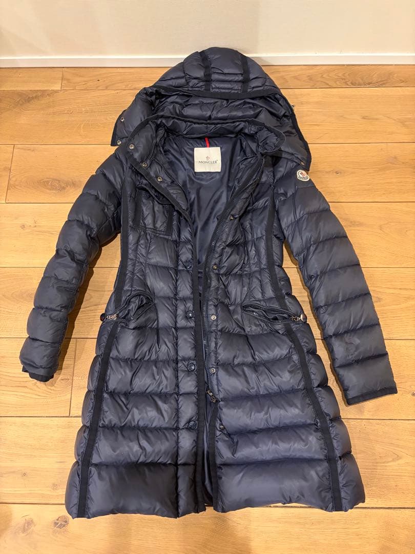 MONCLER フード付きダウンジャケット 00ネイビー