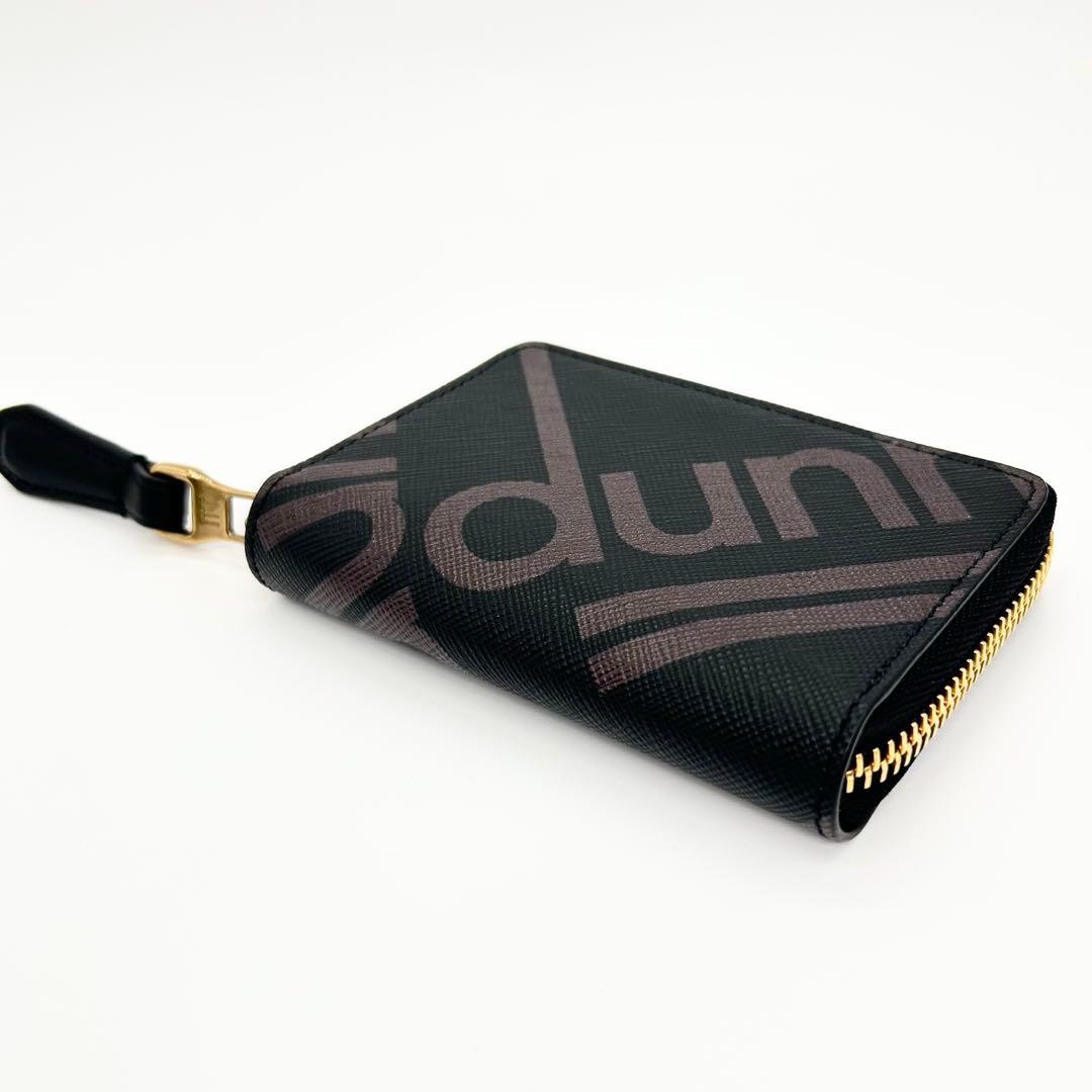 dunhill ダンヒル ラウンドファスナー コンパクト財布 ケース 箱