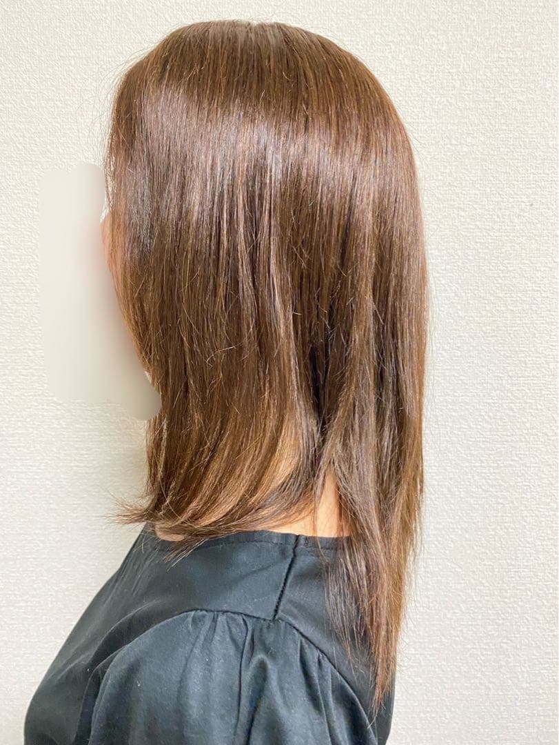 人毛ウィッグ　人毛100%