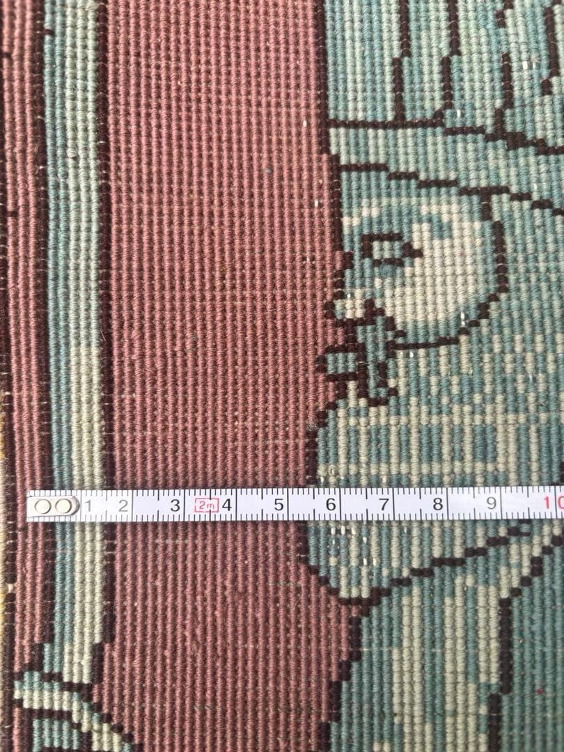 【レア柄・格安】ペルシャ絨毯　大判　手織り　パキスタン　タブリーズ