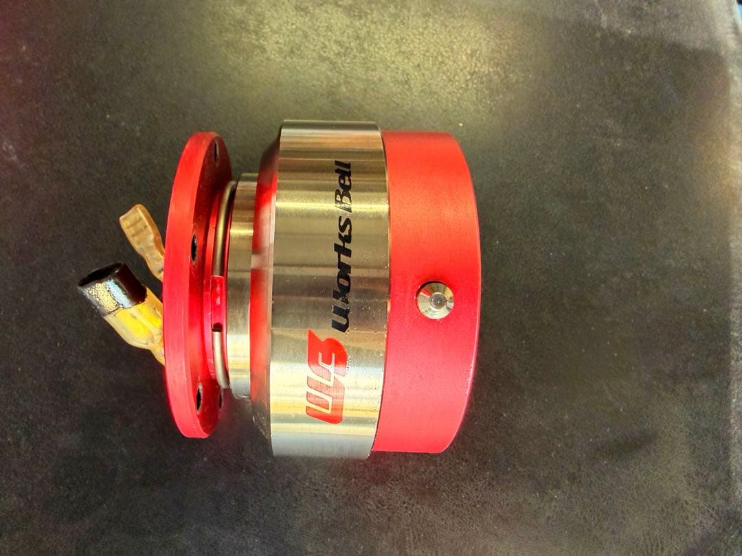 け*ん様 ワークスベル ラフィックス レッド ボルト・アースリング付