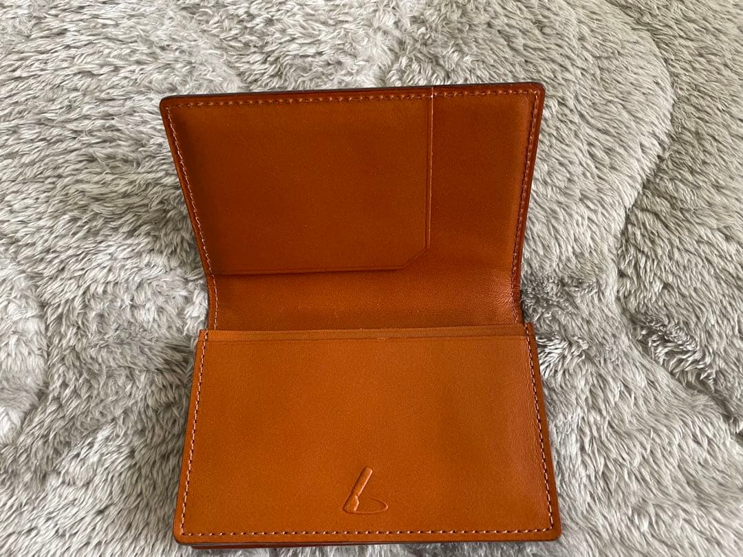 ブンブ【土屋鞄】ブライドル名刺入れ　こげ茶