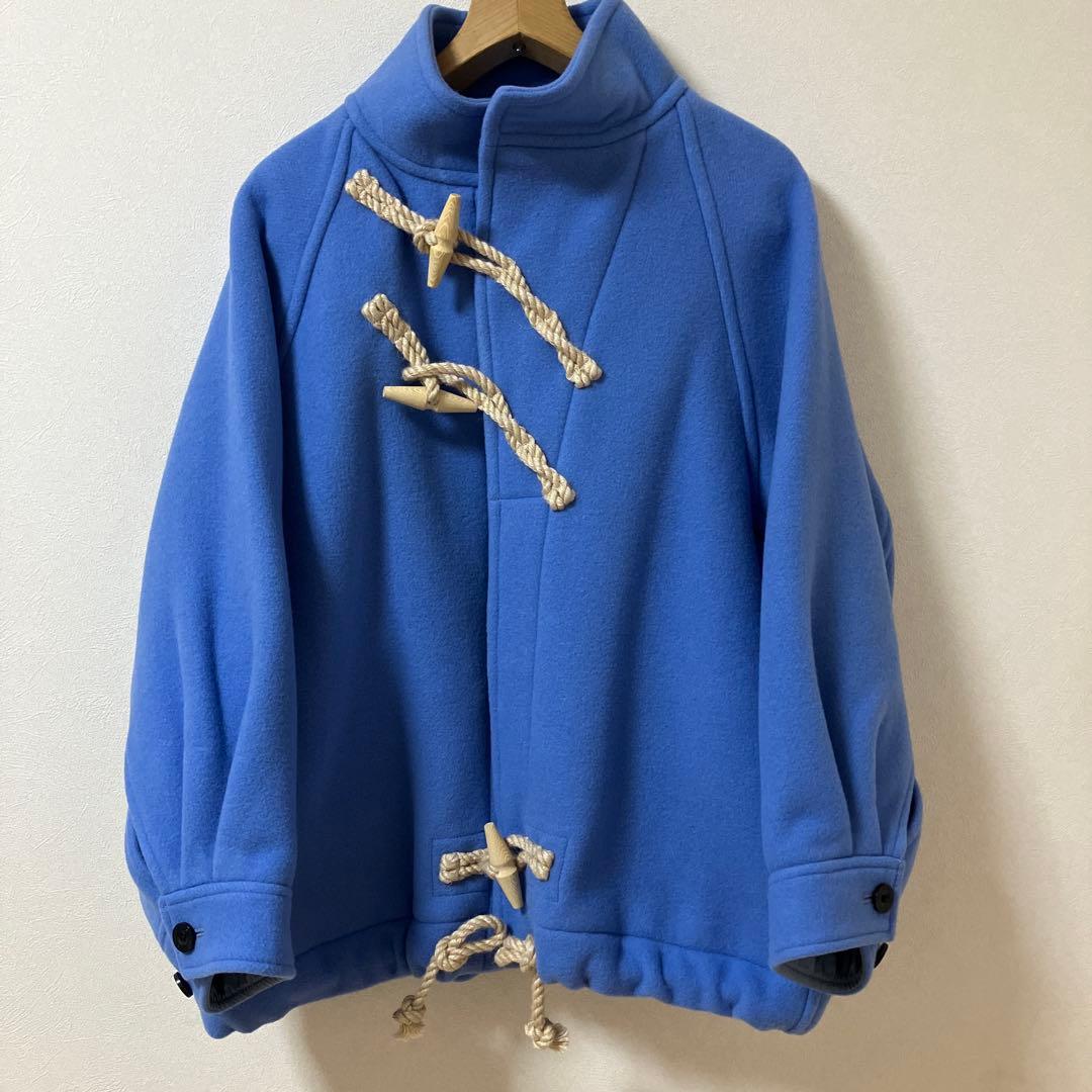 【最終値下げ】 HYKE ダッフルコート　ライトブルー