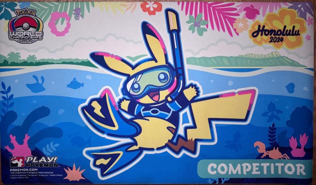 ほ*】様 ポケモンカード　ポケカ　ホノルル選手限定プレイマット　さいとうなおきプ