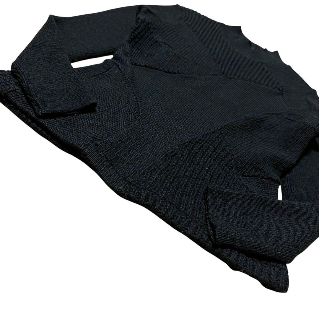 トリココムデギャルソン ニット 長袖 ウール 90's ブラック
