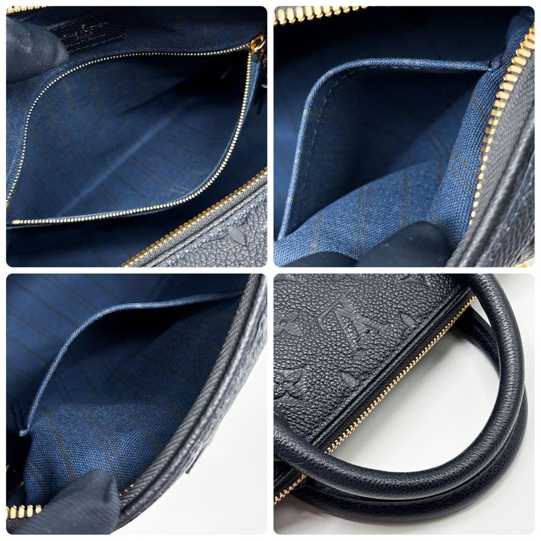 ルイヴィトン アンプラント スピーディ バンドリエール 25 黒 ハンドバッグ