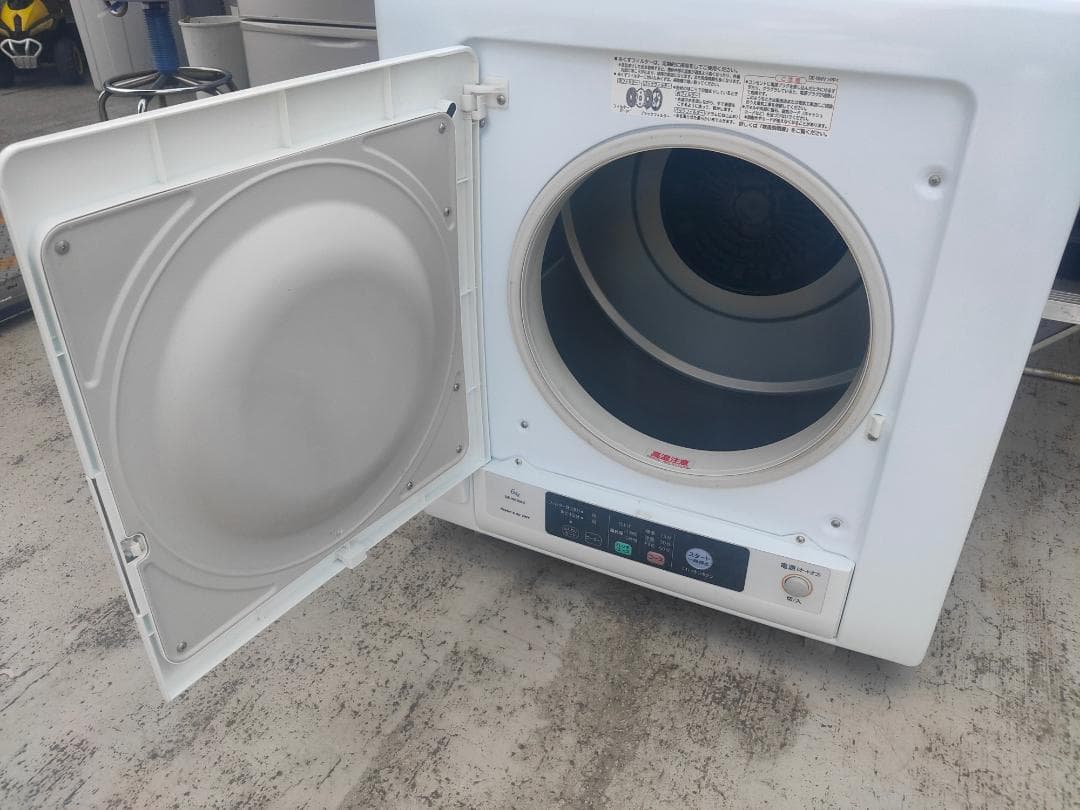 日立☆衣類乾燥機 DE-N60WV (乾燥 6kg)モータープーリー交換済☆美品