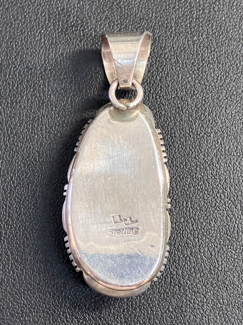 NAVAJO ナバホ SV925 ターコイズネックレストップ ペンダントトップ