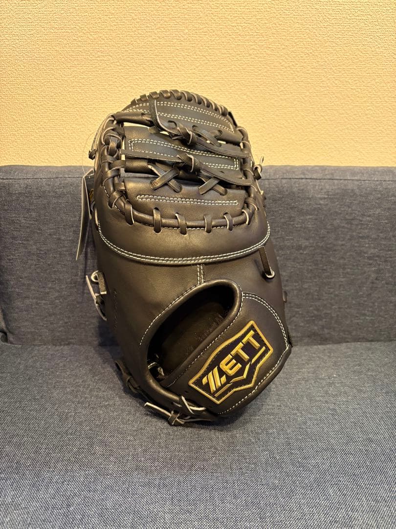 ポ*ポ様 【新品未使用】ZETT 硬式用ファーストミット一塁手用黒ブラック