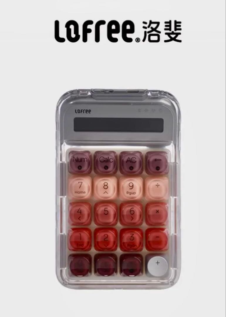 ロフリー 電卓 テンキーリップスティック シルバー Lofree 公式正規品