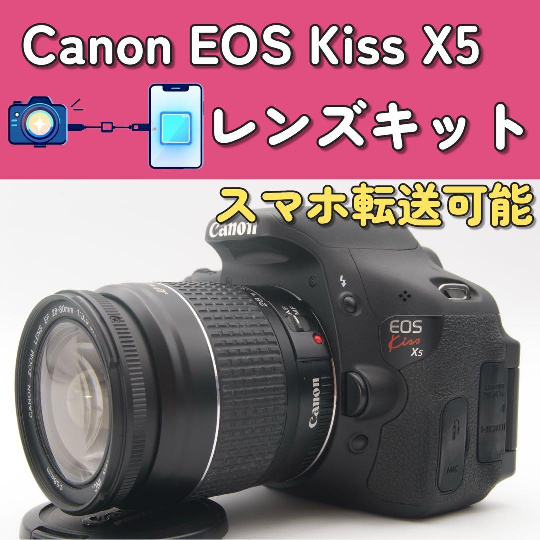 【動作良好】EOS Kiss X5 レンズキット USMズーム　すぐ撮影OK！