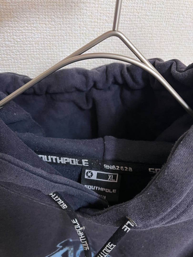 【00's】southpole パーカー サウスポール ネイビー オーバーサイズ