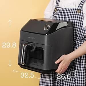 12種プリセット 中身見えるノンフライヤー 大容量