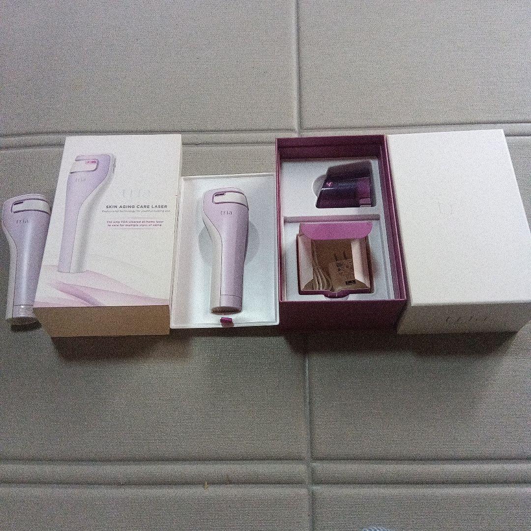 tria スキンケアエイジングケアレーザー 本体2本　コンセント付　◆ジャンク品