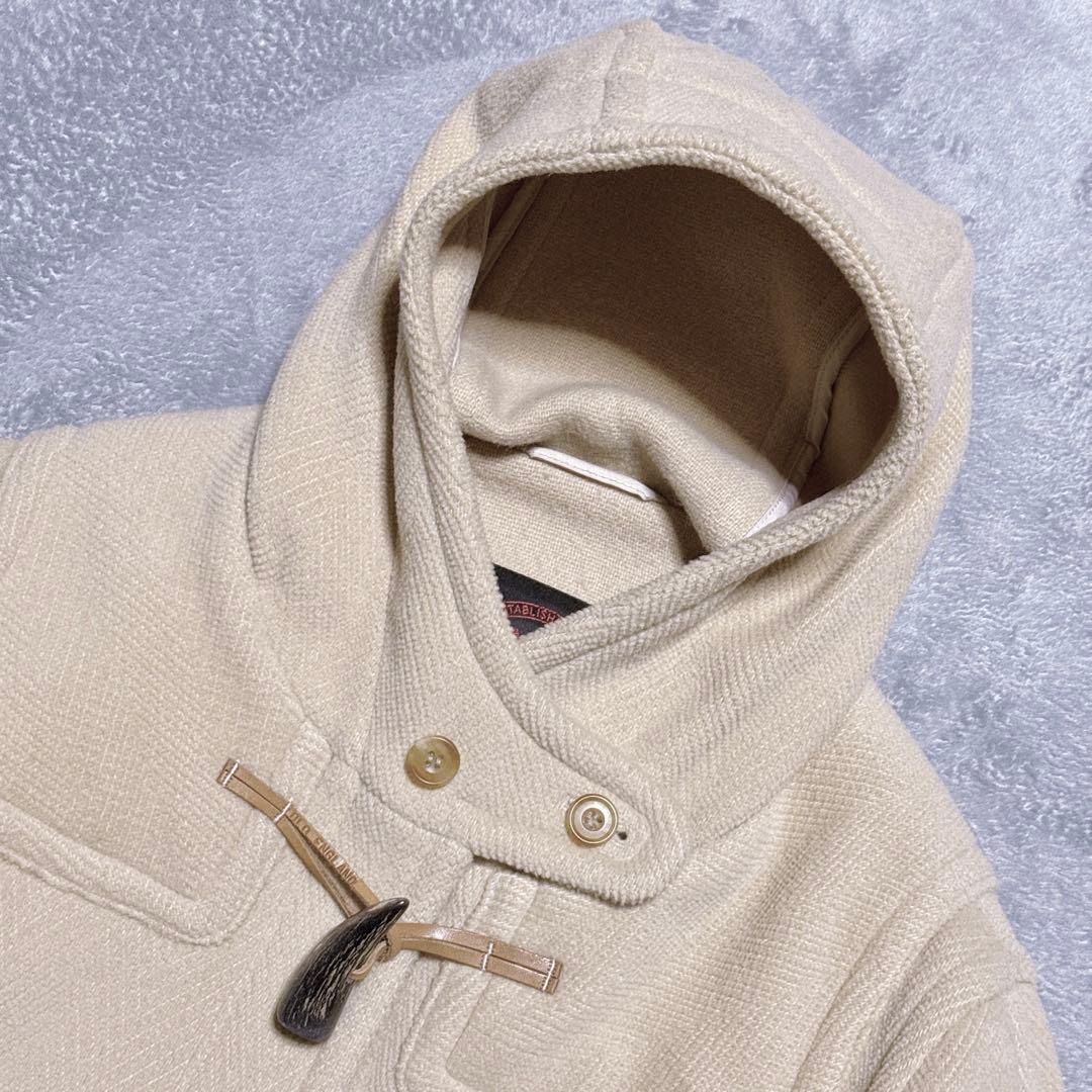 【未使用】オールドイングランド ダッフルコート ロング ヘリンボーン トグル