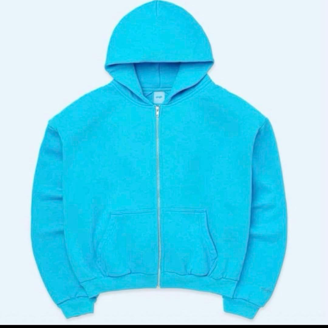 SKYLRK ZIP HOODE BLUE ジャスティンビーバー