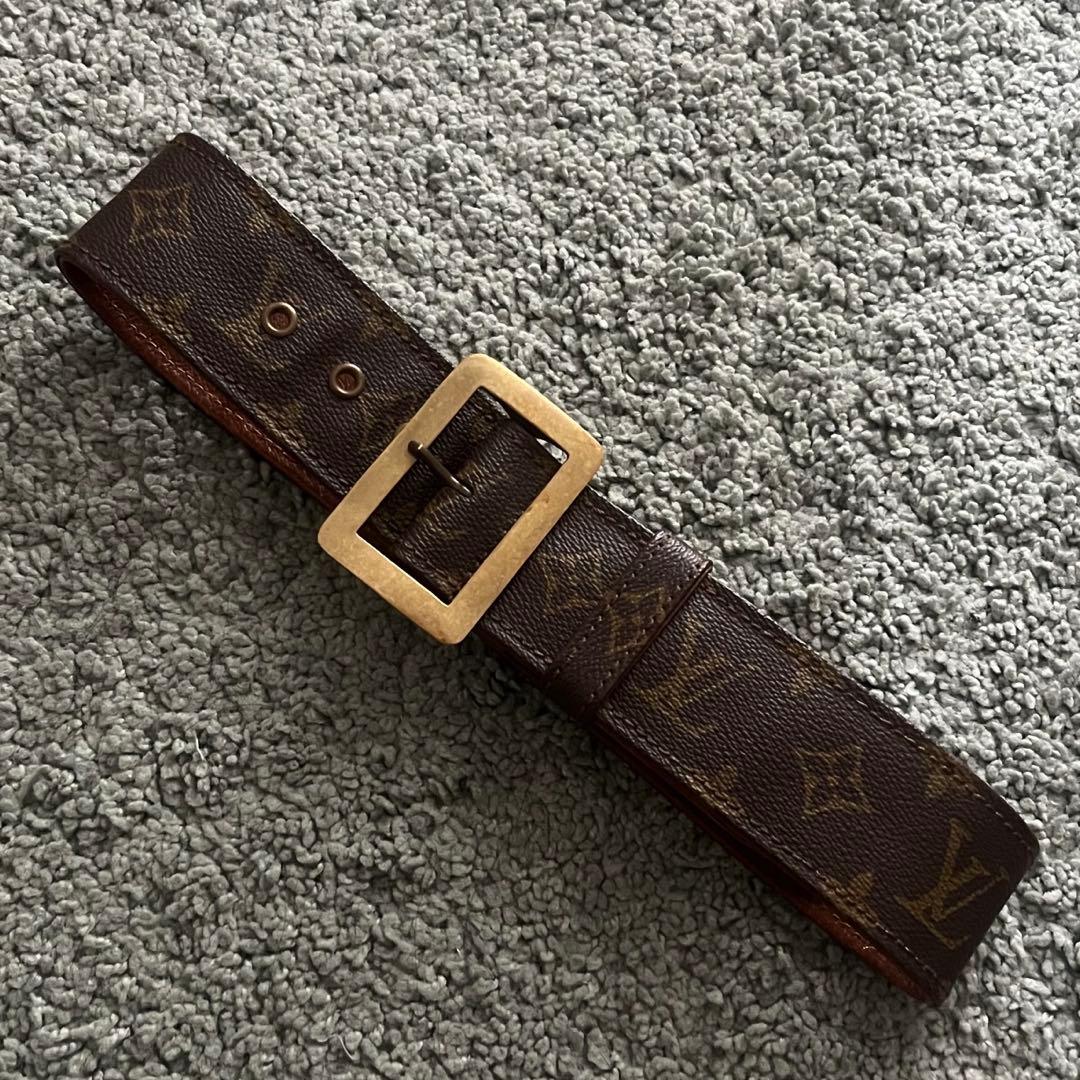 専用Louis Vuitton ルイヴィトン ベルト モノグラム ヴィンテージ