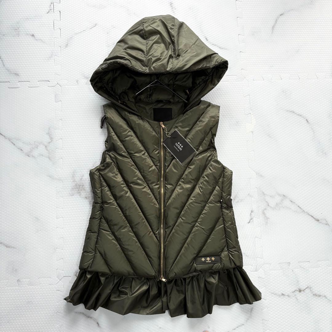 ✨未使用タグ付✨タトラス　TATRAS カーキダウンベストL