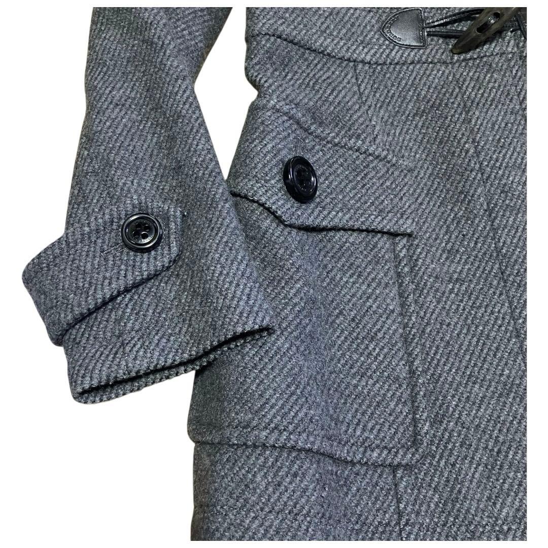 バーバリーブルーレーベル　ダッフルコート　ノバチェック　ミドル　ウール　y2k