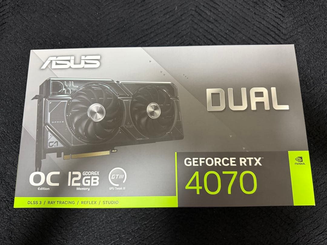 【美品】ASUS GeForce RTX 4070 OC 12GB