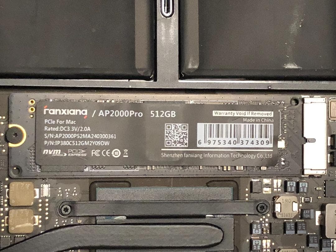 fanxiang Mac専用 SSD 512GB　AP2000Pro