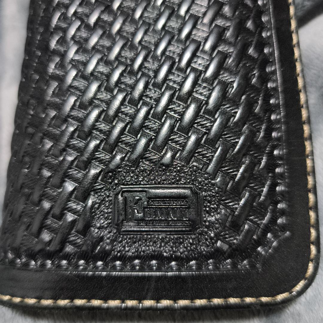 ライダースウォレット FUNNY バイカーズウォレット カービング