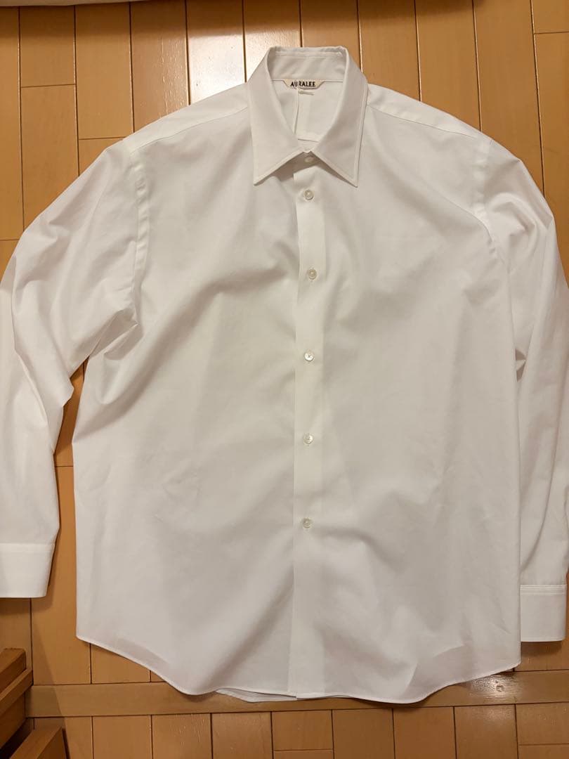 トップス AURALEE 26SS WASHED FINX TWILL SHIRTS