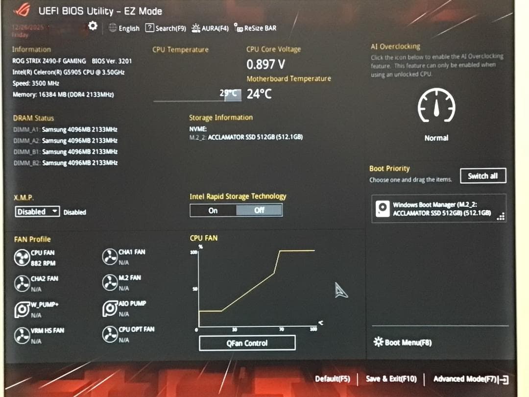 ASUS ROG STRIX Z490-F GAMING マザーボード