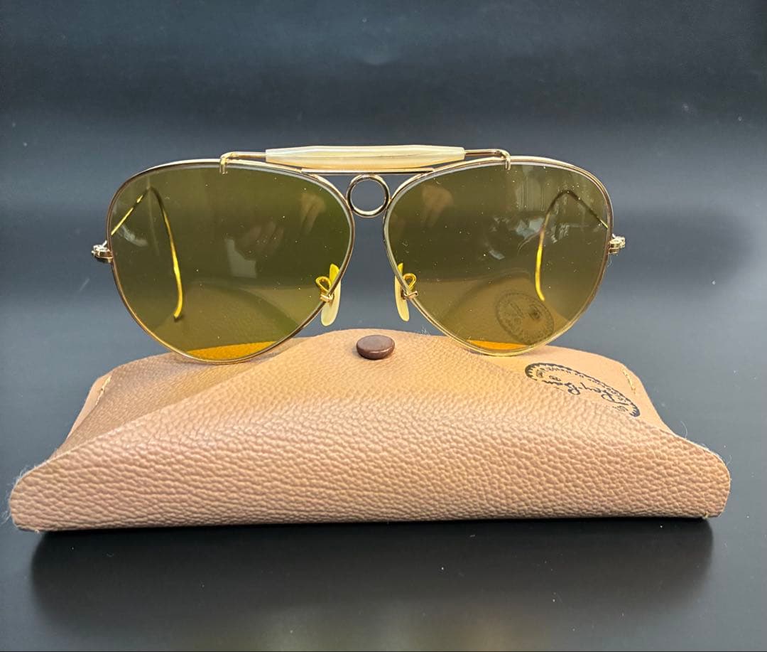【希少美品】70s B&L RAY-BAN USAシューター縄手/カリクローム