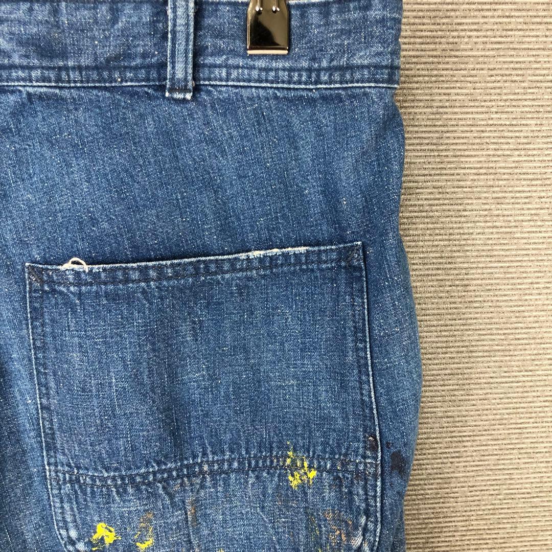 chimala ペンキ加工 ペインターデニムパンツ 30 ブルー