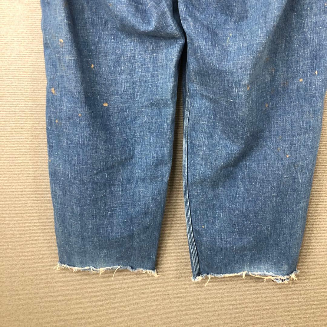 chimala ペンキ加工 ペインターデニムパンツ 30 ブルー