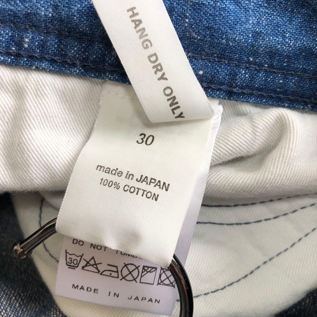 chimala ペンキ加工 ペインターデニムパンツ 30 ブルー