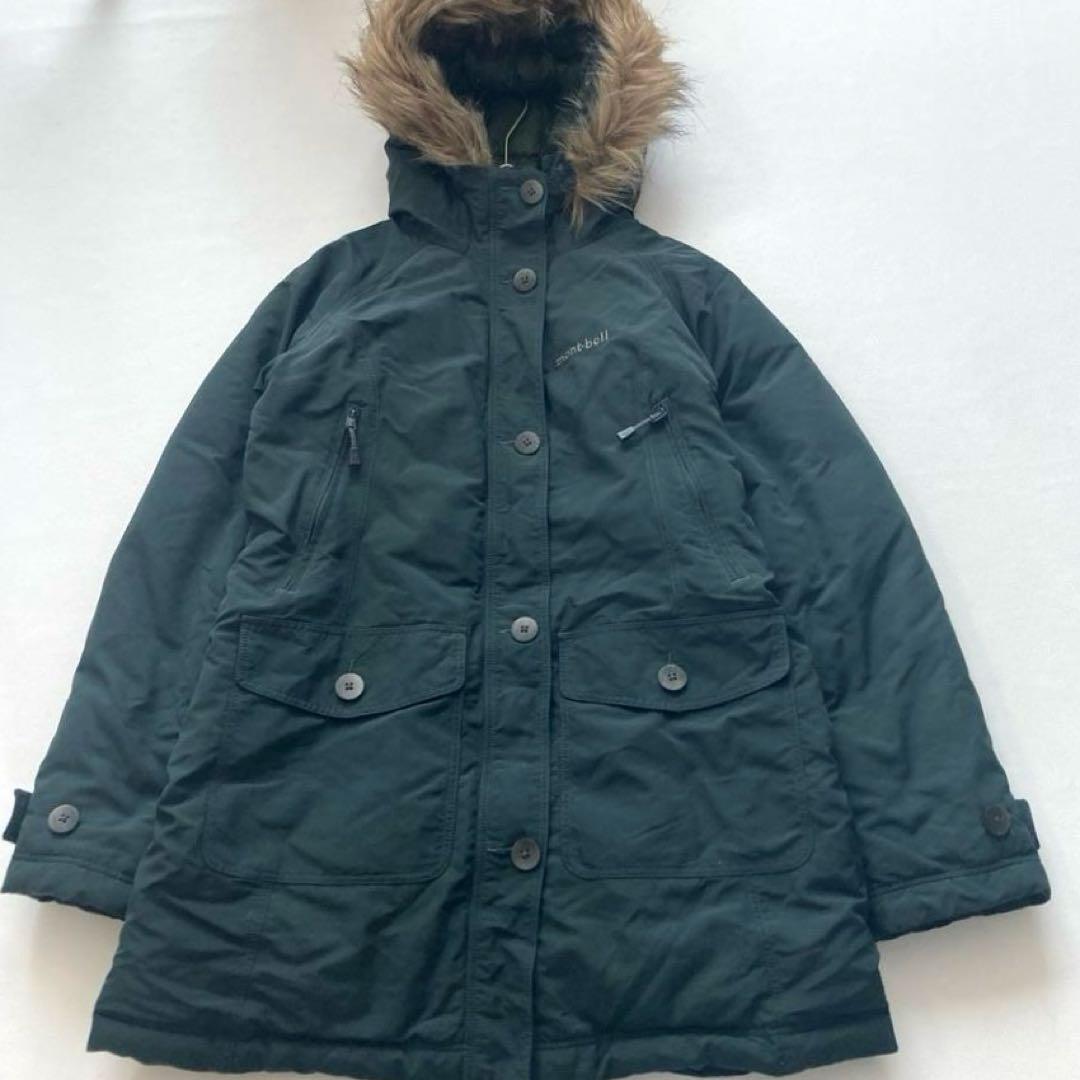 タ*カ様 【大人気美品】モンベル　現行 ハスキーコート ダウンジャケット グリー