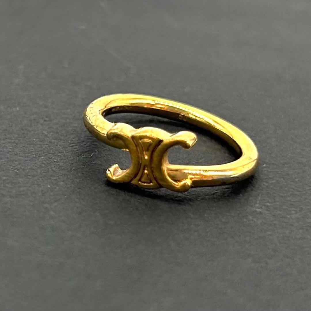 ゆ*う様 セリーヌ 指輪 リング トリオンフ アシンメトリック ゴールド 10号