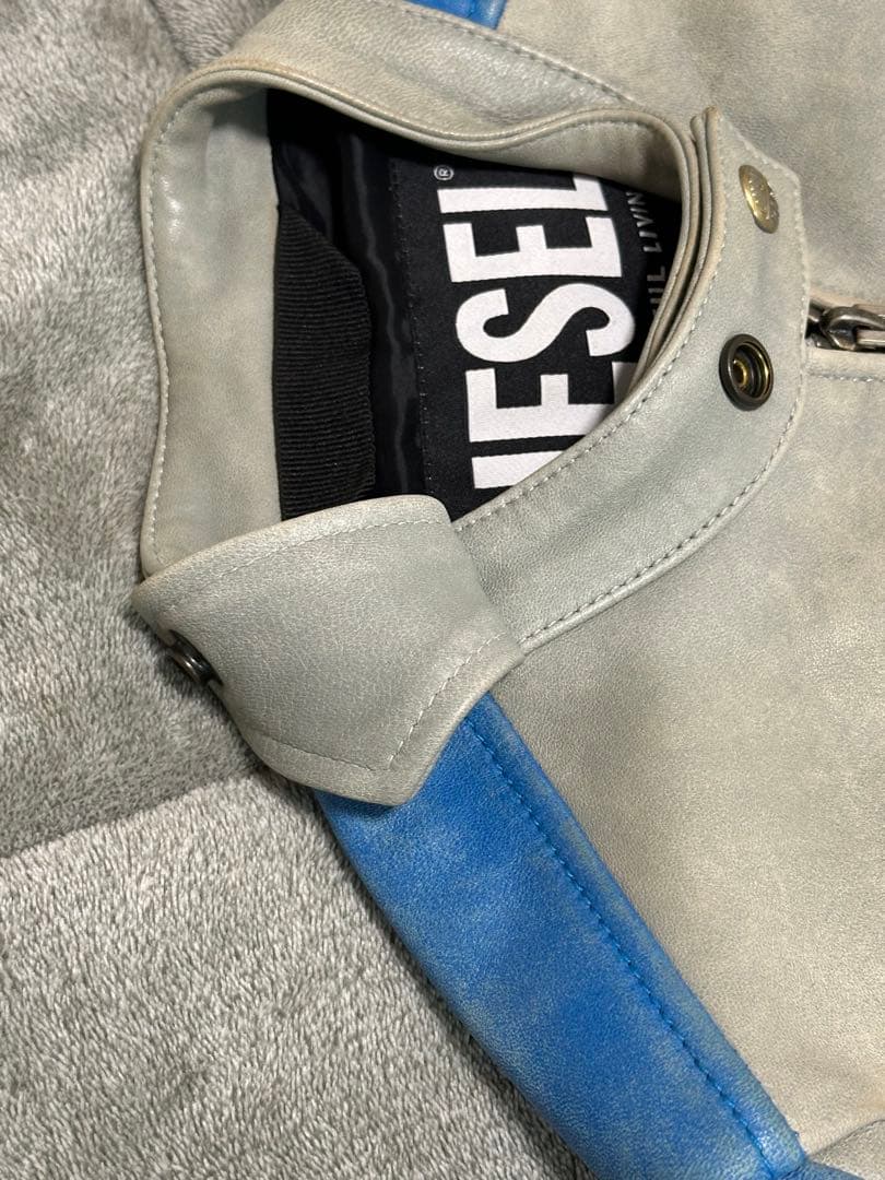 DIESEL 22AW レザー ジャケット レーシング y/project 短丈