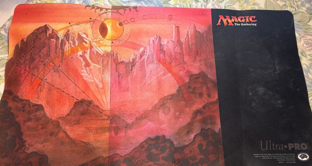 mtg guruランド 山 プレイマット グルランド