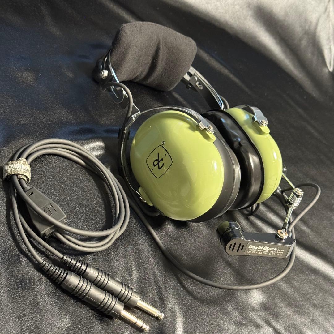 【美品】David Clark Ｈ10-30 ( 固定翼用 ) 航空ヘッドセット