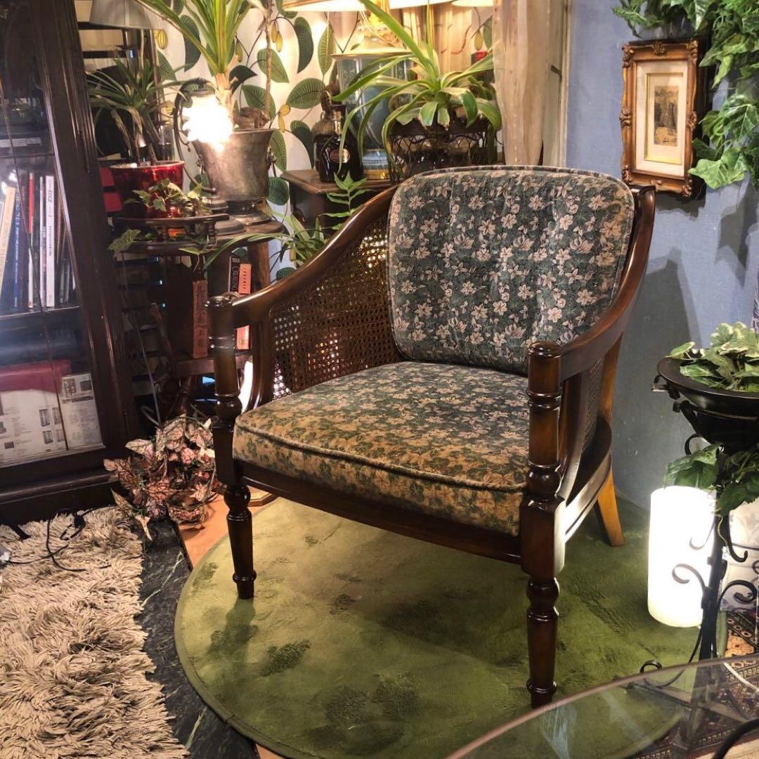 mamiii L 1カリモクオールドヴィンテージコロニアル シングルソファ