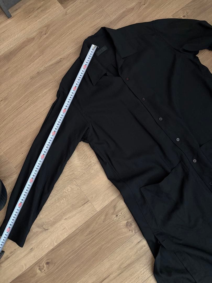 サイト Yohji Yamamoto S'yte ロングシャツ 長袖シャツ 黒