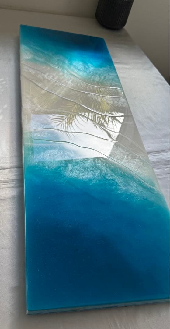 レジンアート　ロングパネル　海アート　オーシャンパネル